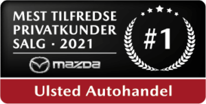 Ulsted Autohandel - Mest tilfredse privatkunder salg 2021 - Mazda